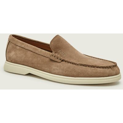 Boss BLACK Loafersy Sienne_Loaf_sd_N zamsz beżowy 42 Boss BLACK Loafersy Sienne_Loaf_sd_N zamsz beżowy 42
