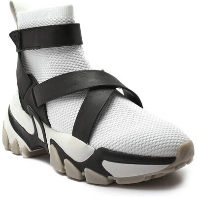 Michael Kors Sneakersy NICK STRAP z dodatkiem skóry biały 38,5 Michael Kors Sneakersy NICK STRAP z dodatkiem skóry biały 38,5