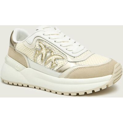 Pinko Sneakersy GEM 11 zamsz kremowy 38 Pinko Sneakersy GEM 11 zamsz kremowy 38