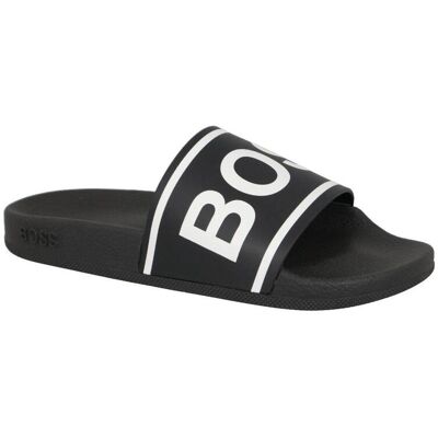 Boss BLACK Klapki Bay_Slid czarny 36 Boss BLACK Klapki Bay_Slid czarny 36