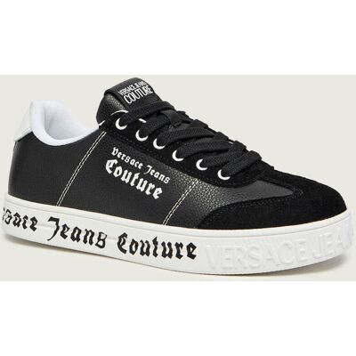 Versace Jeans Couture Skórzane sneakersy FONDO COURT 88 DIS. SK6 zamsz czarny 40 Versace Jeans Couture Skórzane sneakersy FONDO COURT 88 DIS. SK6 zamsz czarny 40