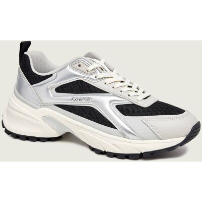 Calvin Klein Sneakersy Hike Run srebrny 41 Calvin Klein Sneakersy Hike Run srebrny 41