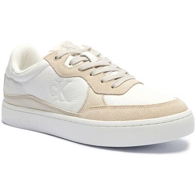 Calvin Klein Jeans Skórzane sneakersy CLASSIC CUPSOLE biały 40 Calvin Klein Jeans Skórzane sneakersy CLASSIC CUPSOLE biały 40