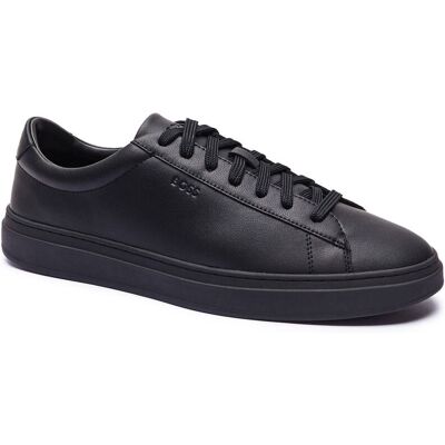 Boss BLACK Skórzane sneakersy Kieran_Tenn_allt czarny 40 Boss BLACK Skórzane sneakersy Kieran_Tenn_allt czarny 40