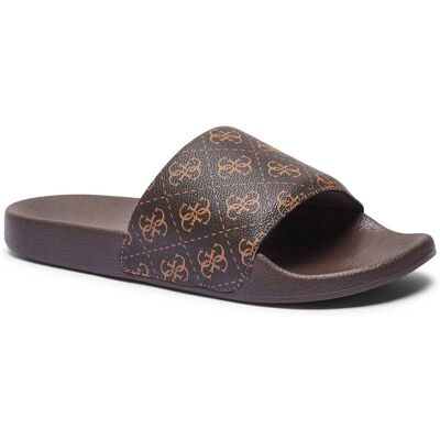 Guess Klapki TOKYO brązowy 42 Guess Klapki TOKYO brązowy 42