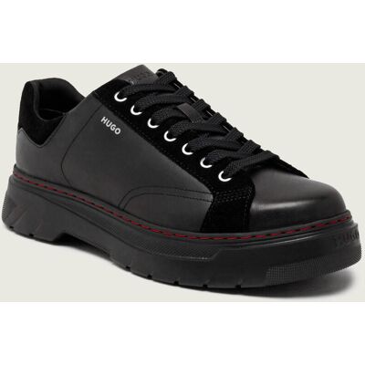 HUGO Skórzane sneakersy Urian_derb_ltsd czarny 40 HUGO Skórzane sneakersy Urian_derb_ltsd czarny 40