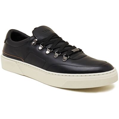 Boss BLACK Skórzane trampki Gary_Tenn_lthk czarny 41 Boss BLACK Skórzane trampki Gary_Tenn_lthk czarny 41