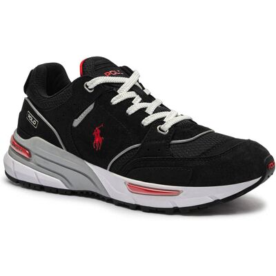 Polo Ralph Lauren Skórzane sneakersy TRACKSTR 250 czarny 42 Polo Ralph Lauren Skórzane sneakersy TRACKSTR 250 czarny 42