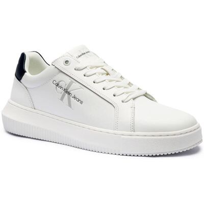 Calvin Klein Jeans Skórzane sneakersy CHUNKY CUPSOLE biały 44 Calvin Klein Jeans Skórzane sneakersy CHUNKY CUPSOLE biały 44