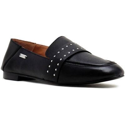 Pepe Jeans London Skórzane loafersy czarny 36 Pepe Jeans London Skórzane loafersy czarny 36