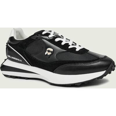Karl Lagerfeld Skórzane sneakersy ZONE NFT zamsz czarny 44 Karl Lagerfeld Skórzane sneakersy ZONE NFT zamsz czarny 44