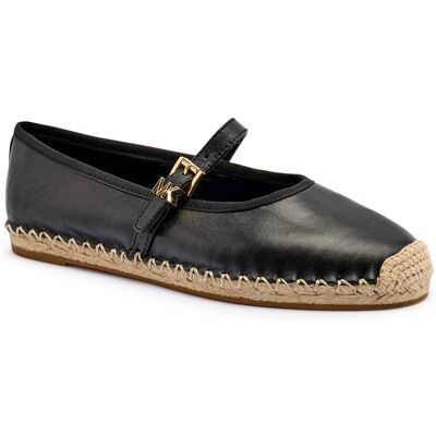 Michael Kors Skórzane espadryle Lynn Mary Jane czarny 36 Michael Kors Skórzane espadryle Lynn Mary Jane czarny 36