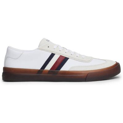 Tommy Hilfiger Skórzane sneakersy Cupset Terrace biały 40 Tommy Hilfiger Skórzane sneakersy Cupset Terrace biały 40