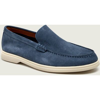 Boss BLACK Loafersy Sienne_Loaf_sd_N zamsz niebieski 40 Boss BLACK Loafersy Sienne_Loaf_sd_N zamsz niebieski 40