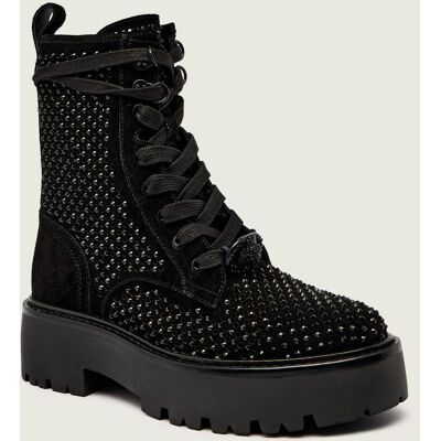 Kurt Geiger Botki CHELSEA zamsz czarny 37 Kurt Geiger Botki CHELSEA zamsz czarny 37