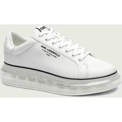 Karl Lagerfeld Skórzane sneakersy KAPRI KUSHION biały 46 Karl Lagerfeld Skórzane sneakersy KAPRI KUSHION biały 46