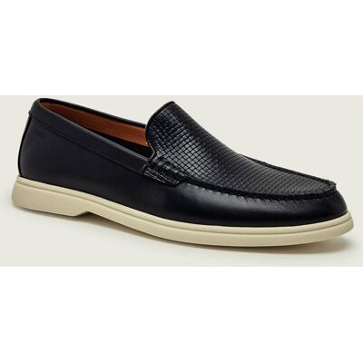 Boss BLACK Skórzane loafersy Sienne czarny 41 Boss BLACK Skórzane loafersy Sienne czarny 41