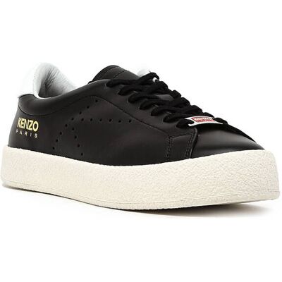 Kenzo Skórzane trampki czarny 40 Kenzo Skórzane trampki czarny 40
