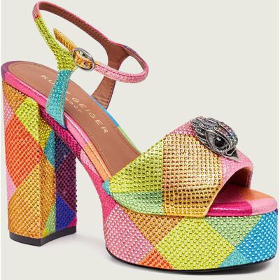 Kurt Geiger Sandały na słupku KENSINGTON multikolor 36 Kurt Geiger Sandały na słupku KENSINGTON multikolor 36