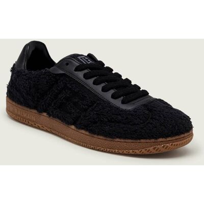 Balmain Sneakersy z dodatkiem skóry czarny 41 Balmain Sneakersy z dodatkiem skóry czarny 41