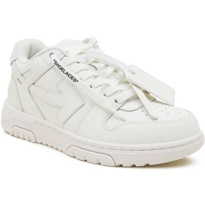 OFF-WHITE Skórzane sneakersy biały 39 OFF-WHITE Skórzane sneakersy biały 39