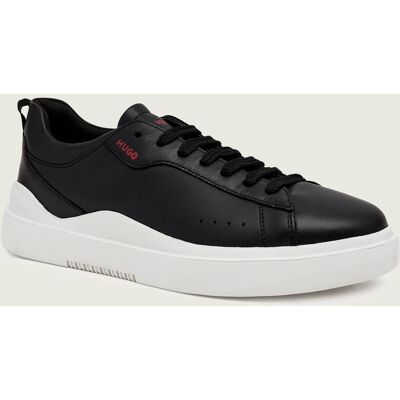 HUGO Skórzane sneakersy Blake Tenn lt N czarny 45 HUGO Skórzane sneakersy Blake Tenn lt N czarny 45