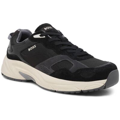 Boss BLACK Sneakersy Levitt_Runn_hsdny z dodatkiem skóry czarny 40 Boss BLACK Sneakersy Levitt_Runn_hsdny z dodatkiem skóry czarny 40