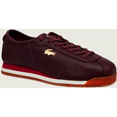 Lacoste Skórzane sneakersy Club-Low bordowy 38 Lacoste Skórzane sneakersy Club-Low bordowy 38