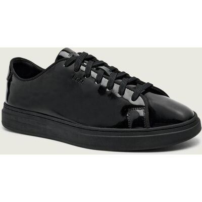Boss BLACK Skórzane sneakersy Kieran_Tenn_pabnd czarny 43 Boss BLACK Skórzane sneakersy Kieran_Tenn_pabnd czarny 43