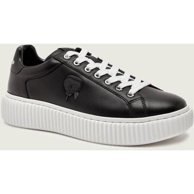 Karl Lagerfeld Skórzane sneakersy KAPRIKA NFT czarny 43 Karl Lagerfeld Skórzane sneakersy KAPRIKA NFT czarny 43