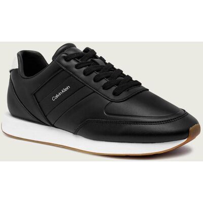 Calvin Klein Skórzane sneakersy RETRO RUNNER czarny 42 Calvin Klein Skórzane sneakersy RETRO RUNNER czarny 42