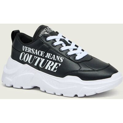Versace Jeans Couture Skórzane sneakersy FONDO SPEEDTRACK DIS.SC1 czarny 44 Versace Jeans Couture Skórzane sneakersy FONDO SPEEDTRACK DIS.SC1 czarny 44