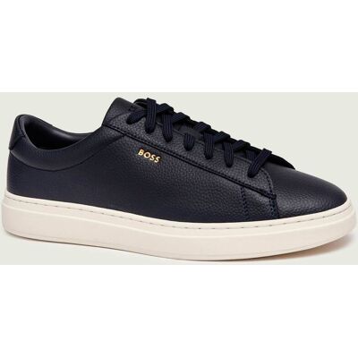 Boss BLACK Skórzane sneakersy Kieran_Tenn_algr granatowy 46 Boss BLACK Skórzane sneakersy Kieran_Tenn_algr granatowy 46