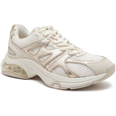 Michael Kors Sneakersy z dodatkiem skóry biały 37 Michael Kors Sneakersy z dodatkiem skóry biały 37