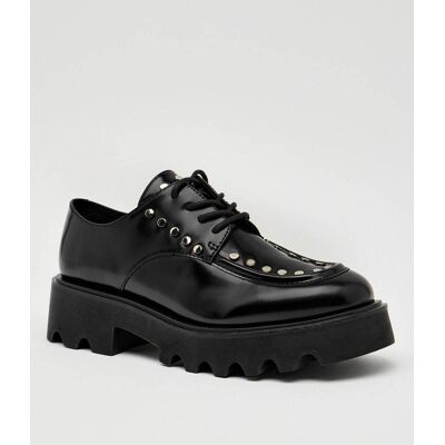 Marc Cain Skórzane loafersy czarny 40 Marc Cain Skórzane loafersy czarny 40