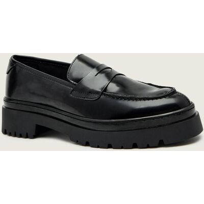 Gant Skórzane loafersy Aligrey czarny 38 Gant Skórzane loafersy Aligrey czarny 38