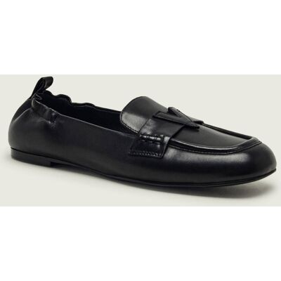 Valentino Skórzane mokasyny czarny 39 Valentino Skórzane mokasyny czarny 39