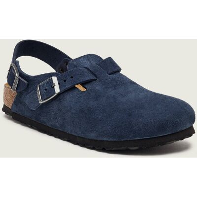 Birkenstock Mule Tokio II narrow fit zamsz granatowy 41 Birkenstock Mule Tokio II narrow fit zamsz granatowy 41