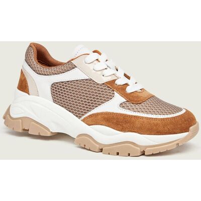 Baldinini Sneakersy zamsz brązowy 36 Baldinini Sneakersy zamsz brązowy 36