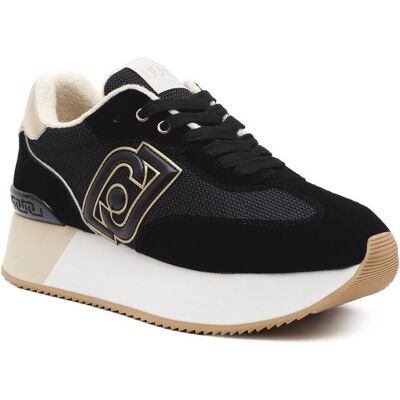 Liu Jo Skórzane sneakersy DREAMY 02 czarny 40 Liu Jo Skórzane sneakersy DREAMY 02 czarny 40