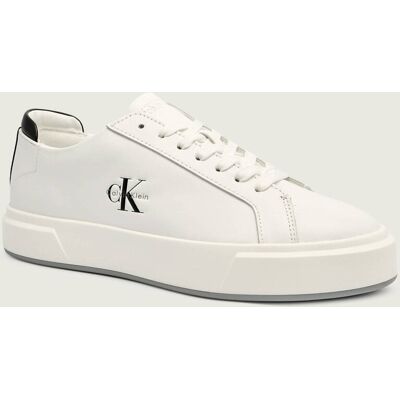 Calvin Klein Skórzane sneakersy BASKET biały 44 Calvin Klein Skórzane sneakersy BASKET biały 44