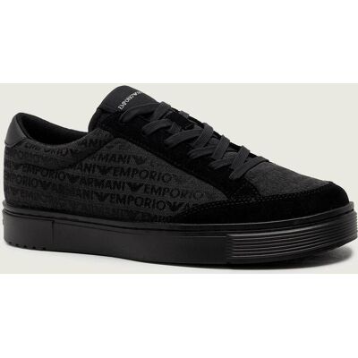 Giorgio Armani Emporio Armani Sneakersy zamsz czarny 42 Giorgio Armani Emporio Armani Sneakersy zamsz czarny 42