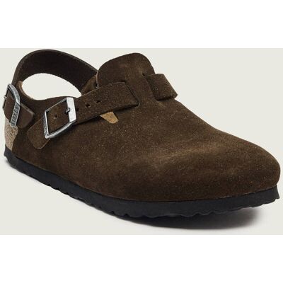 Birkenstock Mule Tokio LEVE zamsz narrow fit brązowy 36 Birkenstock Mule Tokio LEVE zamsz narrow fit brązowy 36