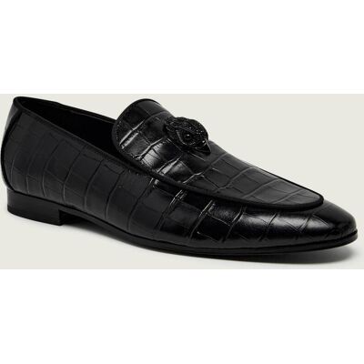 Kurt Geiger Skórzane loafersy HUGH czarny 43 Kurt Geiger Skórzane loafersy HUGH czarny 43
