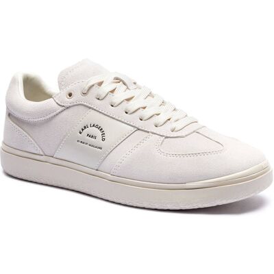 Karl Lagerfeld Skórzane sneakersy ATLAS biały 44 Karl Lagerfeld Skórzane sneakersy ATLAS biały 44