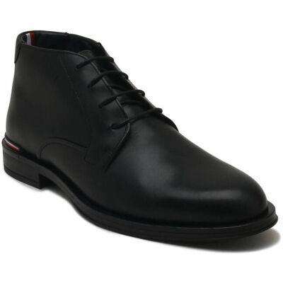 Tommy Hilfiger Skórzane derby CORE RWB czarny 40 Tommy Hilfiger Skórzane derby CORE RWB czarny 40