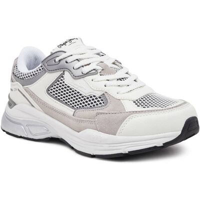 Pepe Jeans London Sneakersy DAVE EVOLUTION szary 37 Pepe Jeans London Sneakersy DAVE EVOLUTION szary 37
