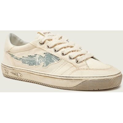 Enterprise Japan Sneakersy JUPITER ROCKET 12 z dodatkiem skóry ecru 41 Enterprise Japan Sneakersy JUPITER ROCKET 12 z dodatkiem skóry ecru 41