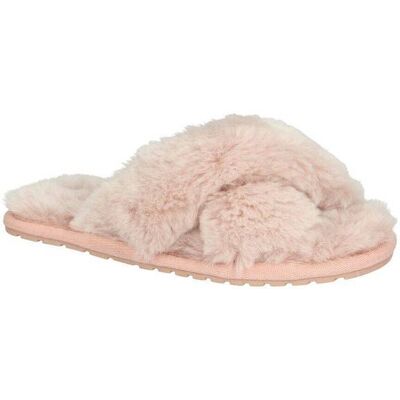 Emu Australia Wełniane obuwie domowe Mayberry Frost z dodatkiem skóry pudrowy róż 36 Emu Australia Wełniane obuwie domowe Mayberry Frost z dodatkiem skóry pudrowy róż 36