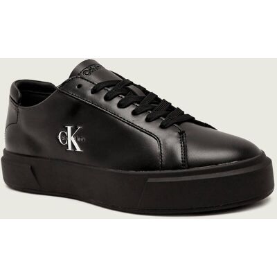 Calvin Klein Skórzane sneakersy BASKET czarny 44 Calvin Klein Skórzane sneakersy BASKET czarny 44